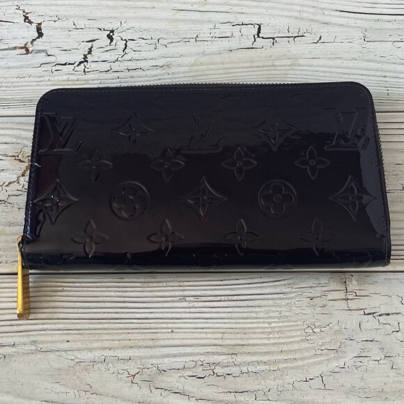 Louis Vuitton Vernis Zippy Wallet Amarante M93522 - Picture 11 of 13